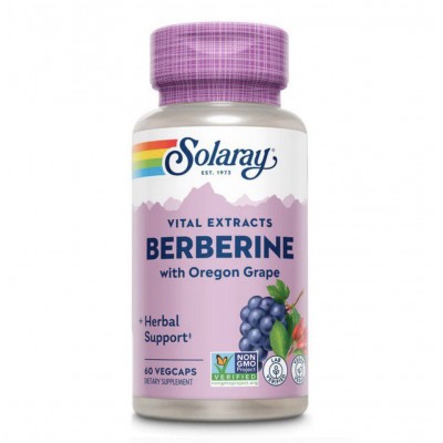 Solaray Berberine Берберин 500mg 60 капсул