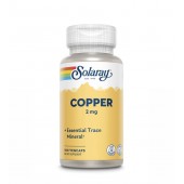 Solaray Copper 2mg Медь 100 капсул