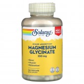Solaray Magnesium Glicinate Глицинат магния с высокой усвояемостью, 350 мг, 120 вегетарианских капсул