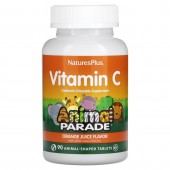 NaturesPlus Vitamin C Animal PARADE 90 жевательных таблеток