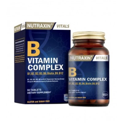 Nutraxin B vitamin complex Комплекс витаминов группы В 60 таблеток