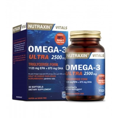 Nutraxin Omega 3 Ultra Fish Oil - Omega 3 Plus 2500 мг