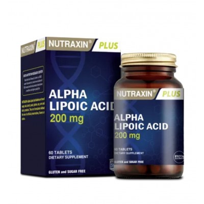 Nutraxin Alpha Lipoic Acid Альфа-липоевая кислота 200 mg 60 таблеток