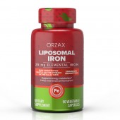 ORZAX LIPOSOMAL IRON Липосомальное железо 25 mg 90 растительных капсул.