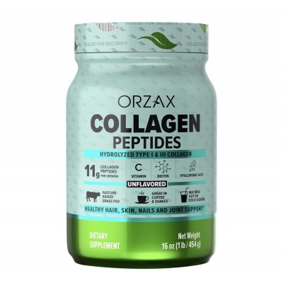 Orzax Collagen Peptides Коллагеновые пептиды в порошке 454 г