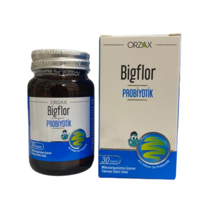Bigflor ORZAX 30 капсул для нормализации микрофлоры кишечника
